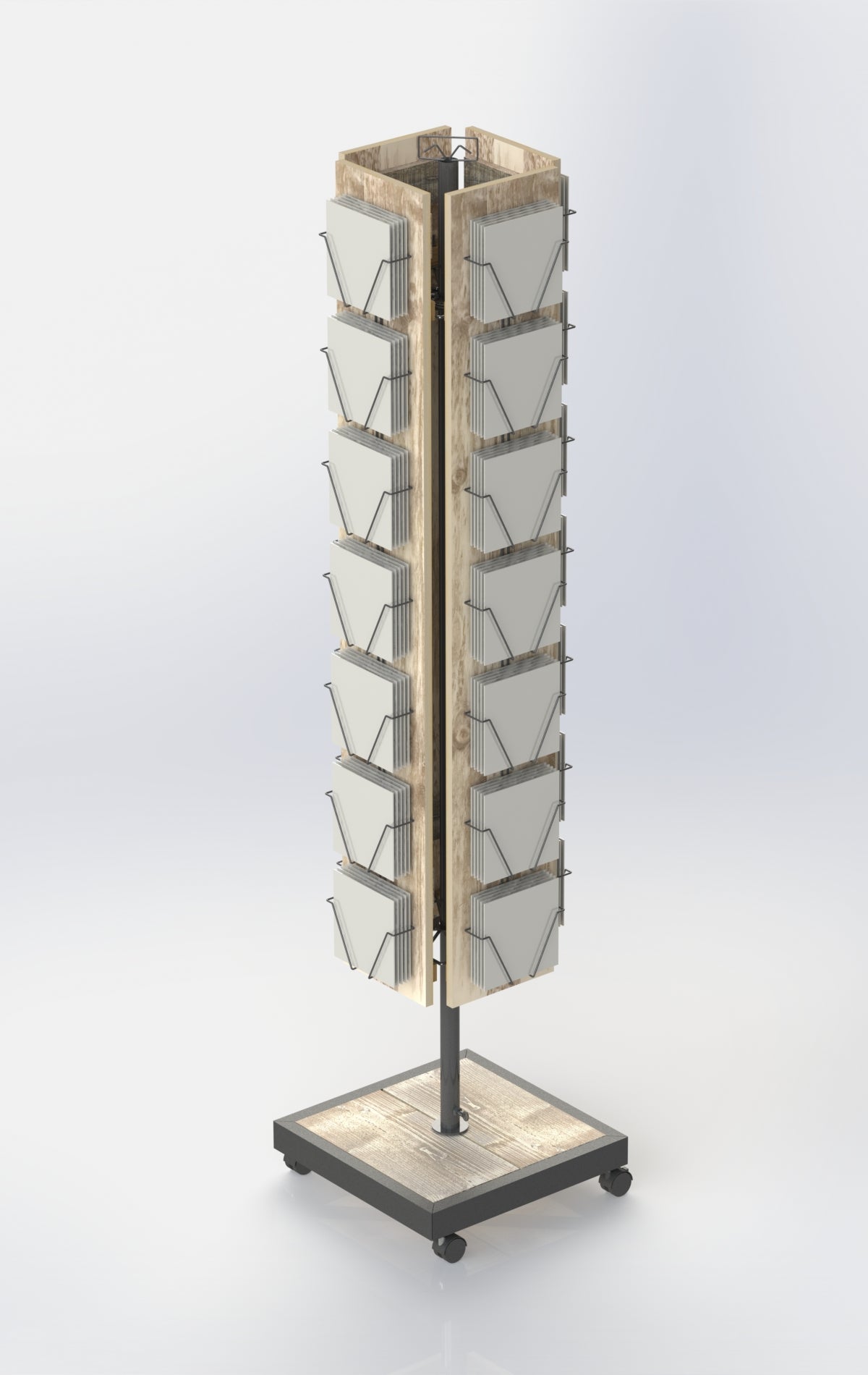 Wooden Floor Stand Base