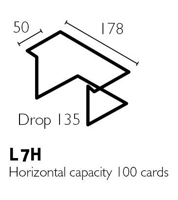 ** SALE ** Postcard Floor Display Stand 6 sided 7 x 5 inch Postcards