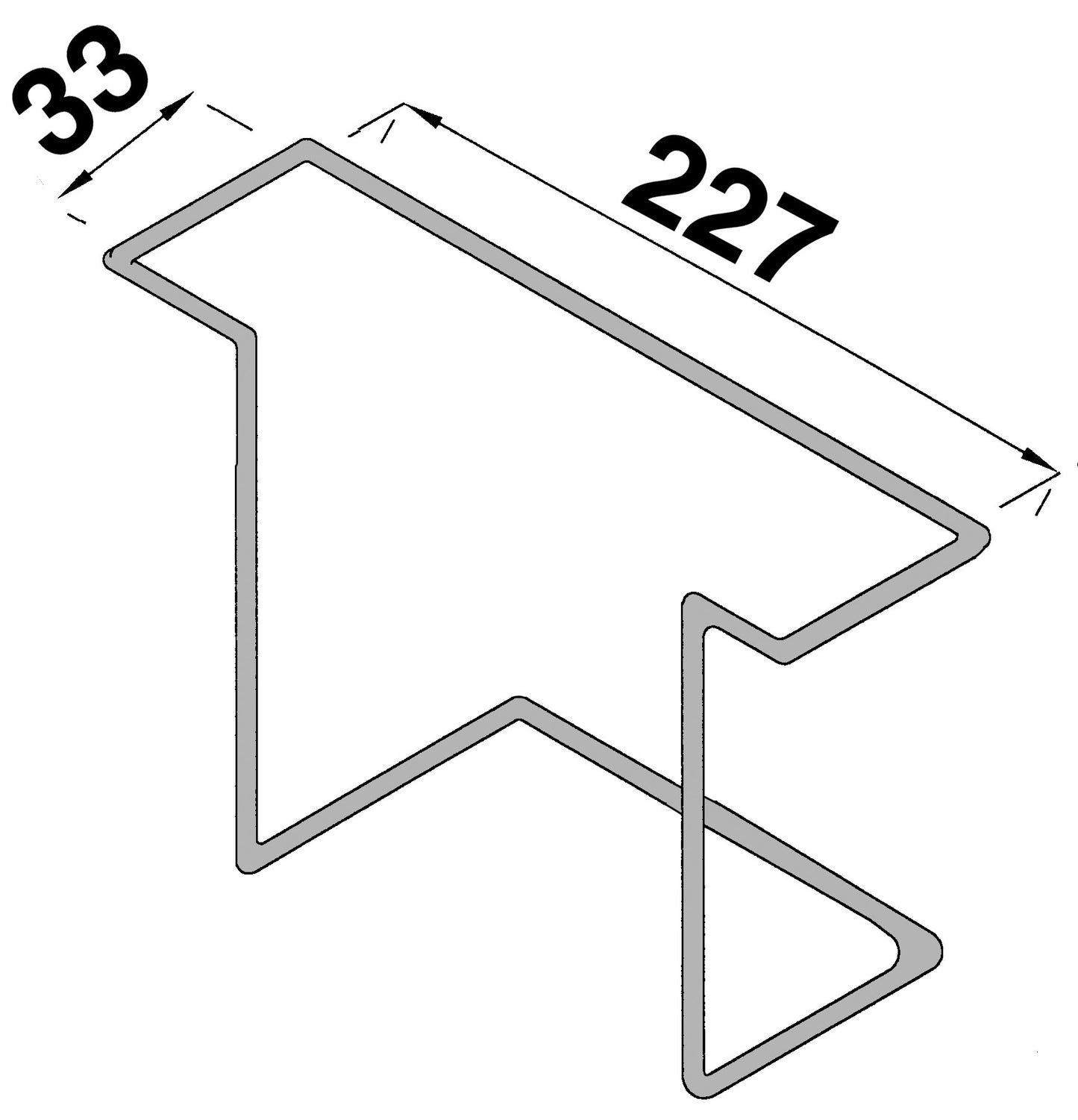 A4 Leaflet Display Wall Rack - Floor display or Slatwall compatible