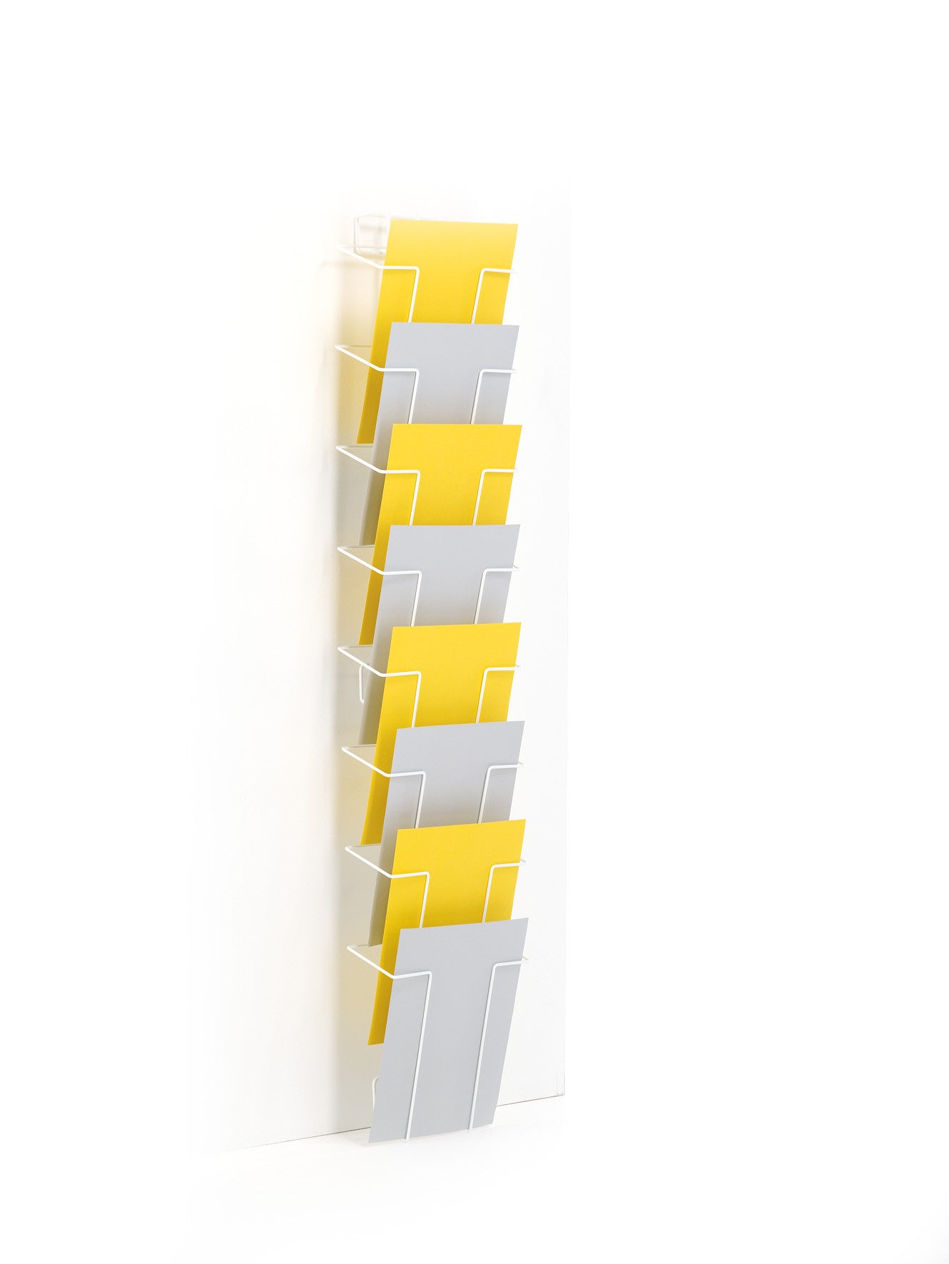 Wall hung leaflet holder