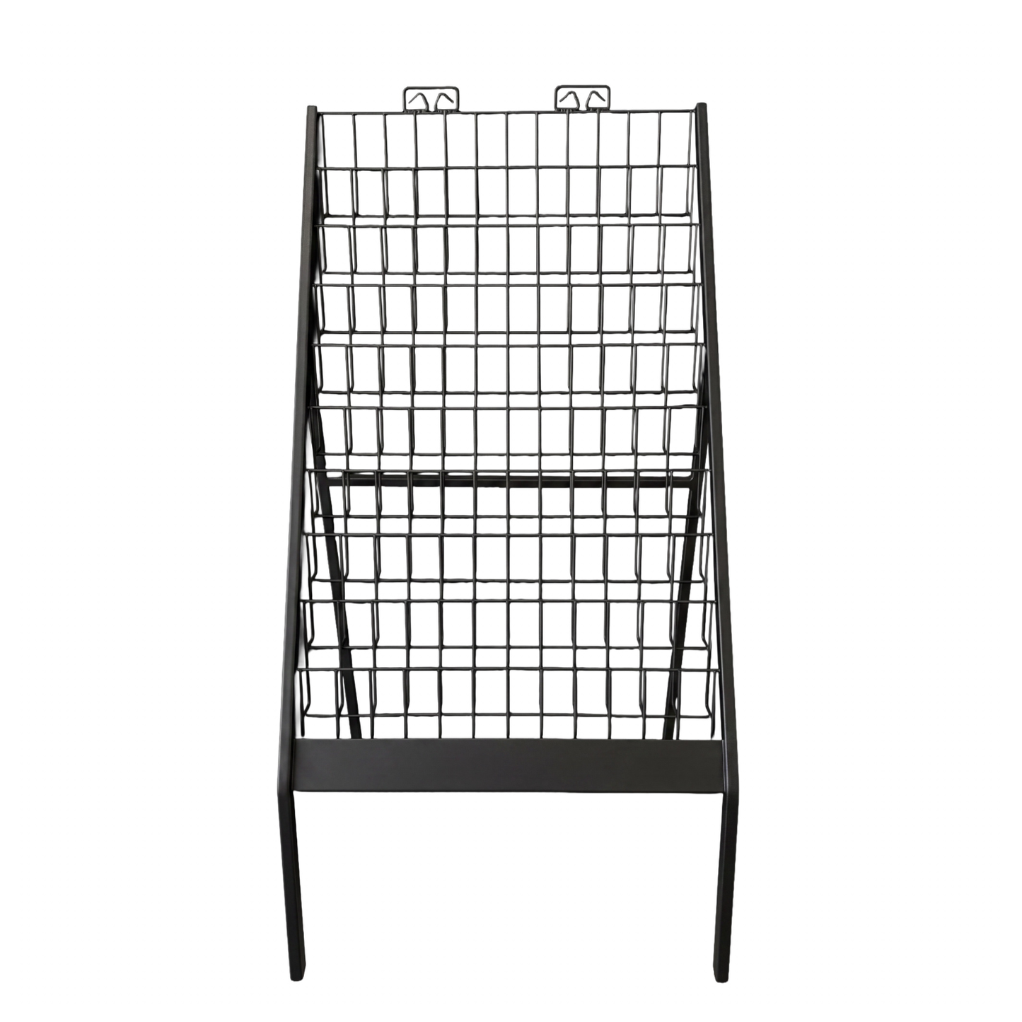 Greeting Card Space Saver Display Stand – 10 Tray Rack with 24” Shelves for Mixed Size Cards