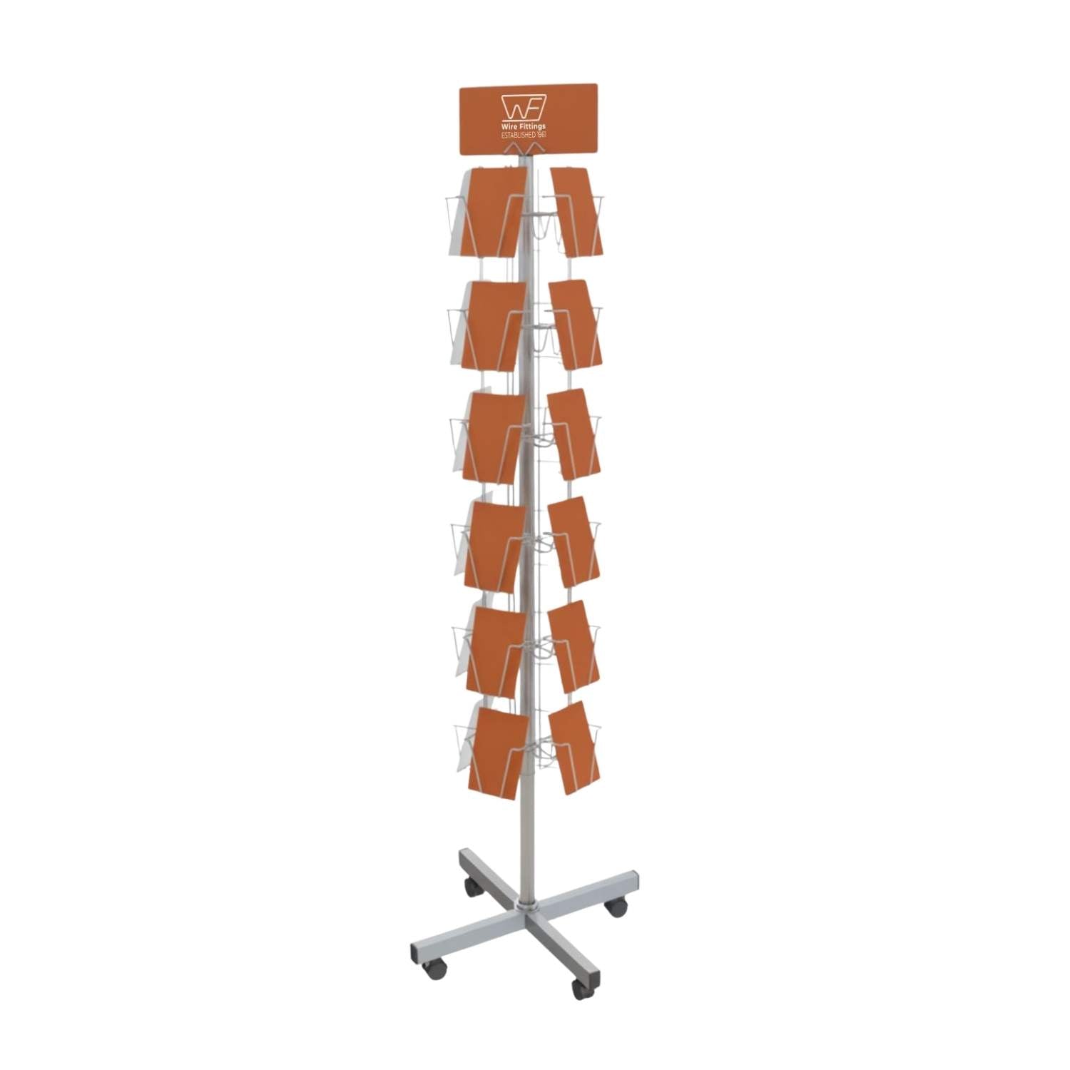 Buy Greeting Card rotating floor display stand | 7x5 inch cards ...