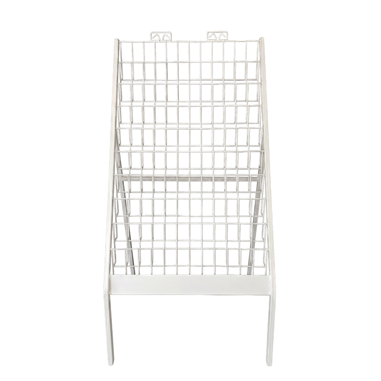 Greeting Card Space Saver Display Stand – 10 Tray Rack with 24” Shelves for Mixed Size Cards