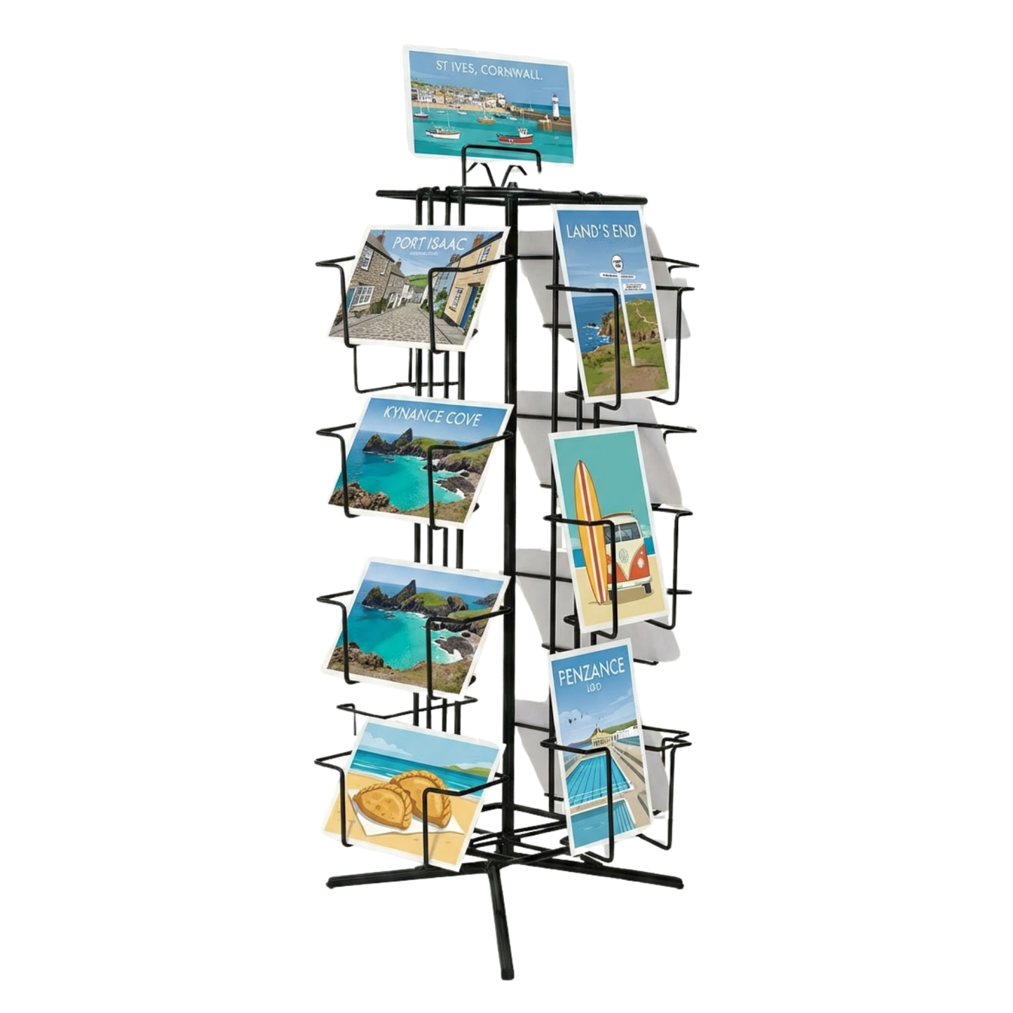 Postcard Counter Display for 6x4, 4 sided 4L6CI