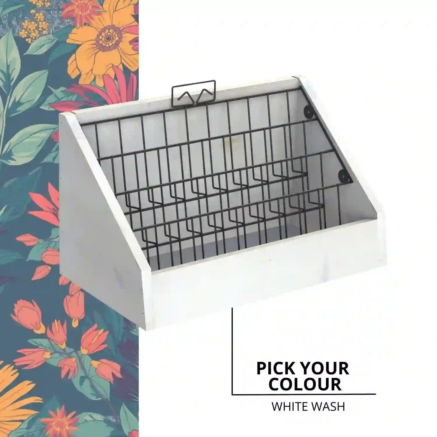 Counter Top Wooden Card/Leaflet Display Stand