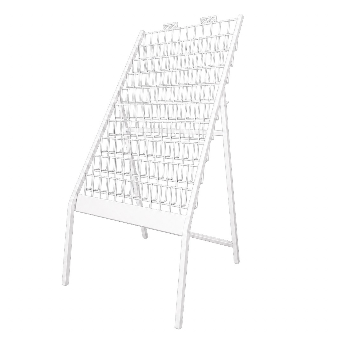 Greeting Card Space Saver Display Stand – 10 Tray Rack with 24” Shelves for Mixed Size Cards