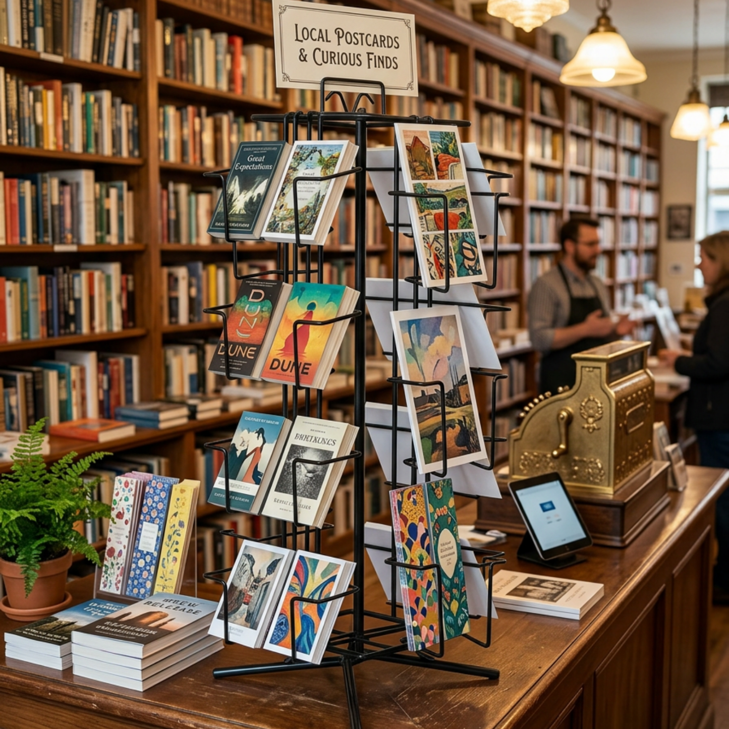 Postcard Counter Display for 6x4, 4 sided 4L6CI