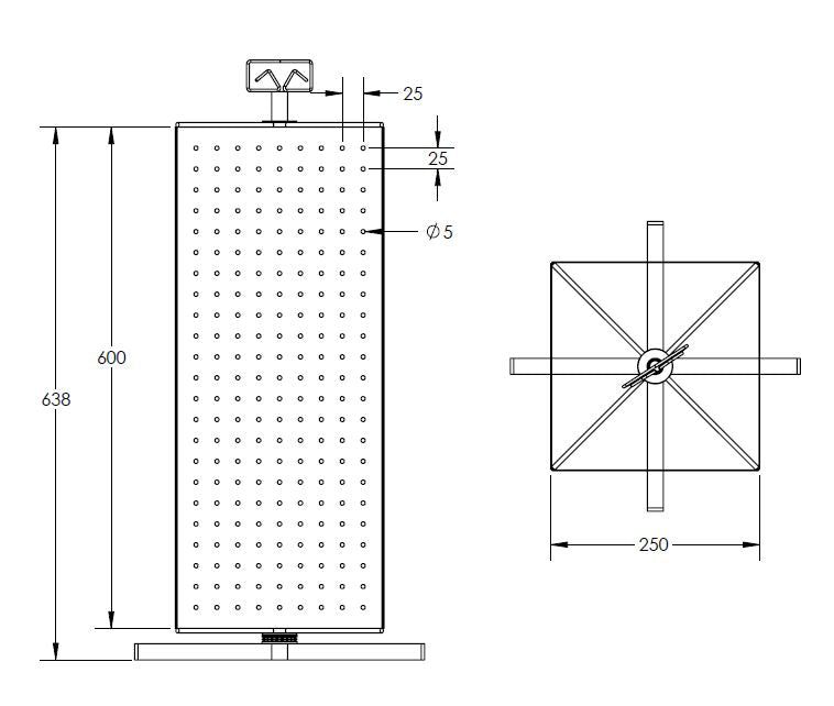 NEW Pegboard Magnet Counter stand