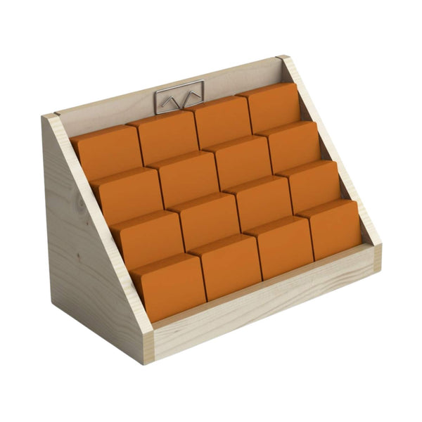 Counter/Table Wooden Card or Leaflet Display Stand - 4TCWOODI