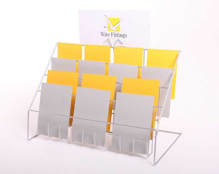 Buy counter tiered card display | mixed sized cards – Wire Fittings