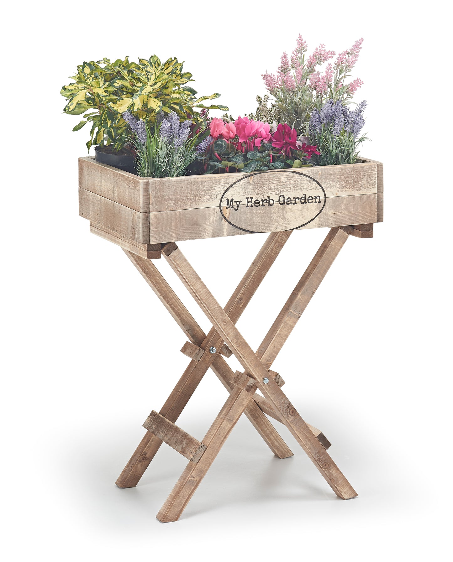 Wooden Herb Box with Stand