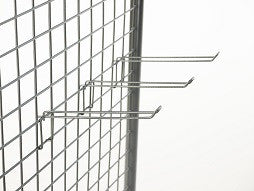 Euro Hooks, 8 inch Euro hooks for mesh display stands-MSH8I