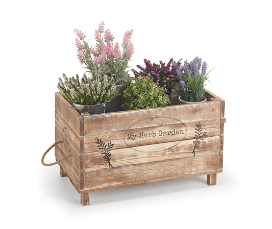 Wooden Herb Box